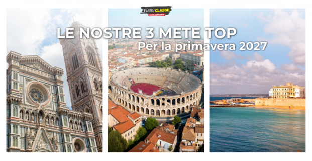 Le nostre 3 mete top per i viaggi d’istruzione nella primavera 2027